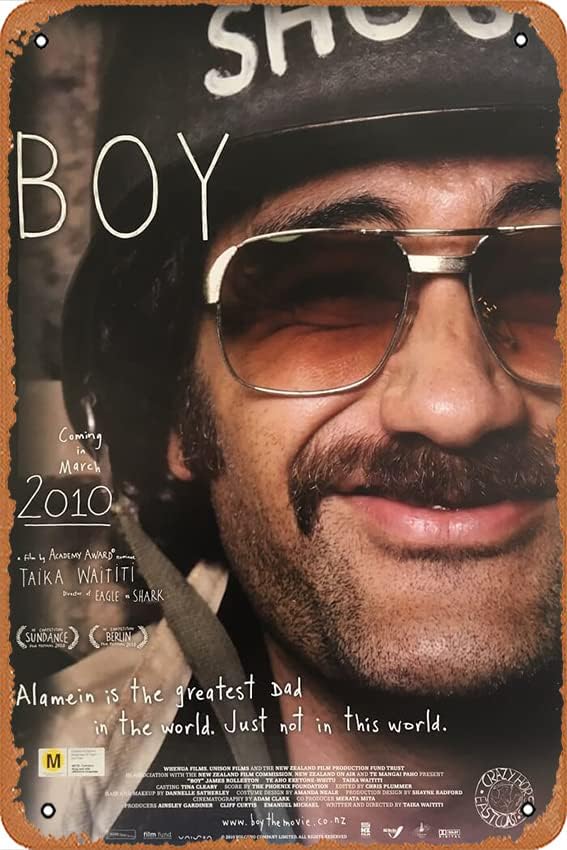 Boy Taika Waititi 2010 Vintage Movie Poster Tin Sign