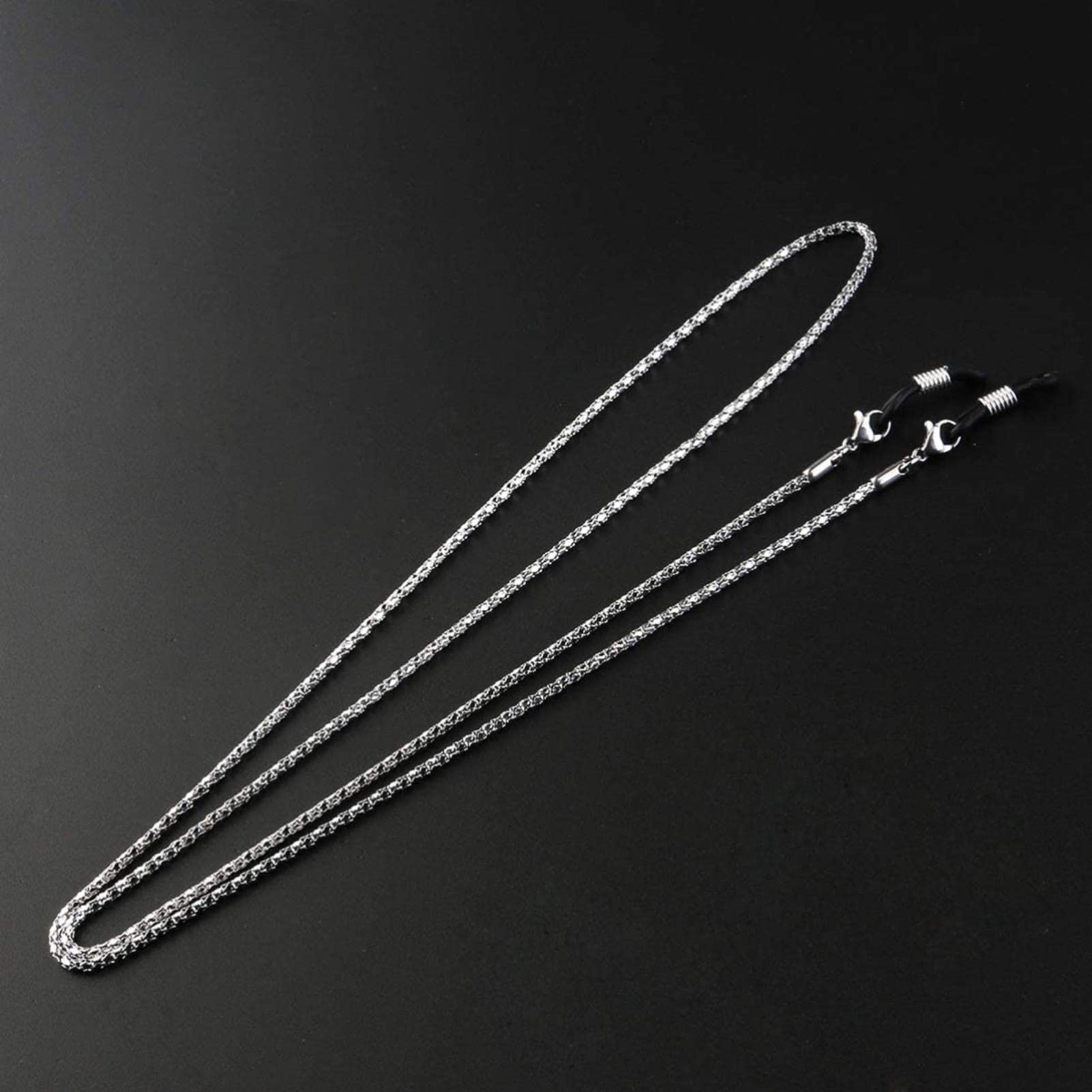 Chaînes pour Lunettes, Cordons de Maintien réglables, lanières Anti-Perte pour Lunettes, Cordon de sécurité pour Lunettes Noires