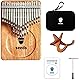 seeds kalimba Daumenklavier Thumb Piano 41 Tasten Chromatisch C-gestimmtes Okoumé-Holz Flaches Brett Ultraleichtes Tragbares Marimbas Mbira Finger Piano