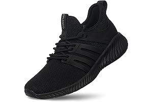 Premium Men's Black Athletic Shoes: The Epitome of Comfort and Performance