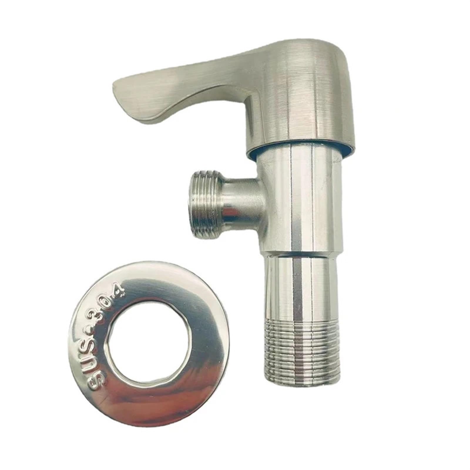 Robinet d'angle chaud froid en acier inoxydable 304 pour chauffe-eau