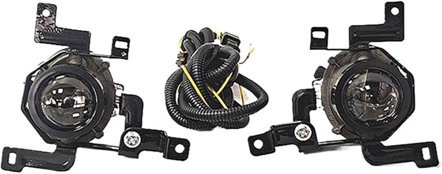A Set Fit For Kia Pegas Soluto Sephia 2017-20 Front Bumper Fog Light Foglight Foglamp DRL Day Running Lamp Headlamp Car Accessories