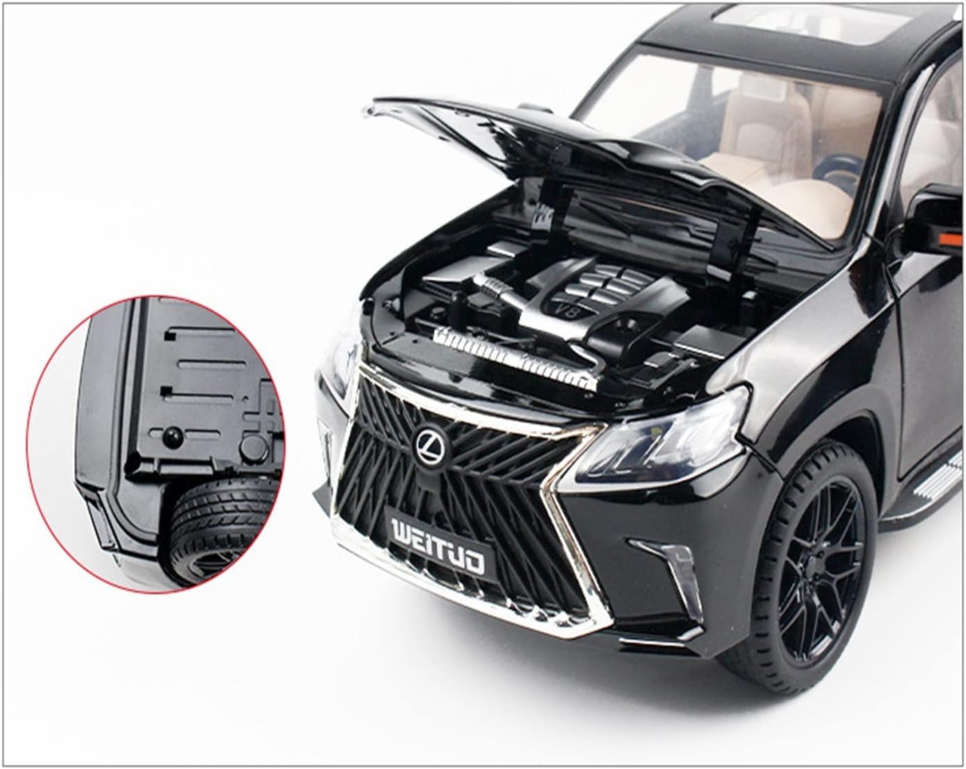モデル 1:18 レクサス LX570 SUV 合金ダイカストドア完全に開くことができる車モデルコレクションディスプレイギフト ホリ