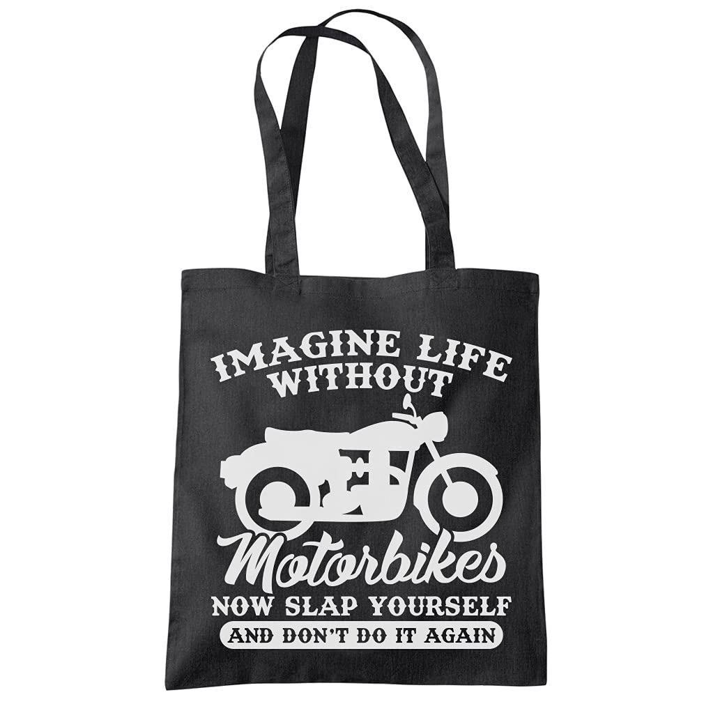 HotScamp Life Without Motorbikes - Tote Shopping Bag
