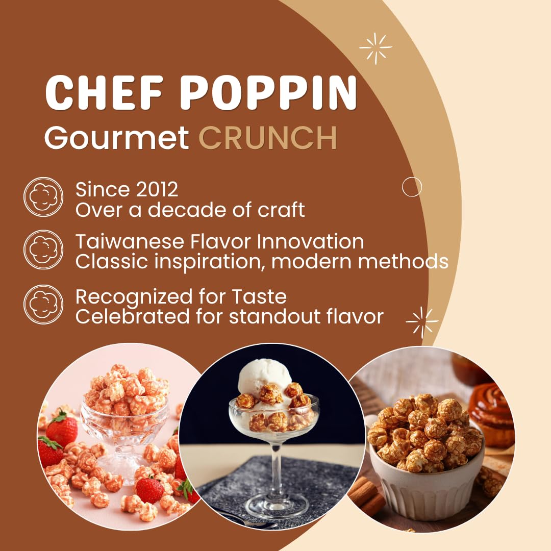 Amazon.com: CHEF POPPIN Asian-Style Gourmet Flavored Popcorn, Non