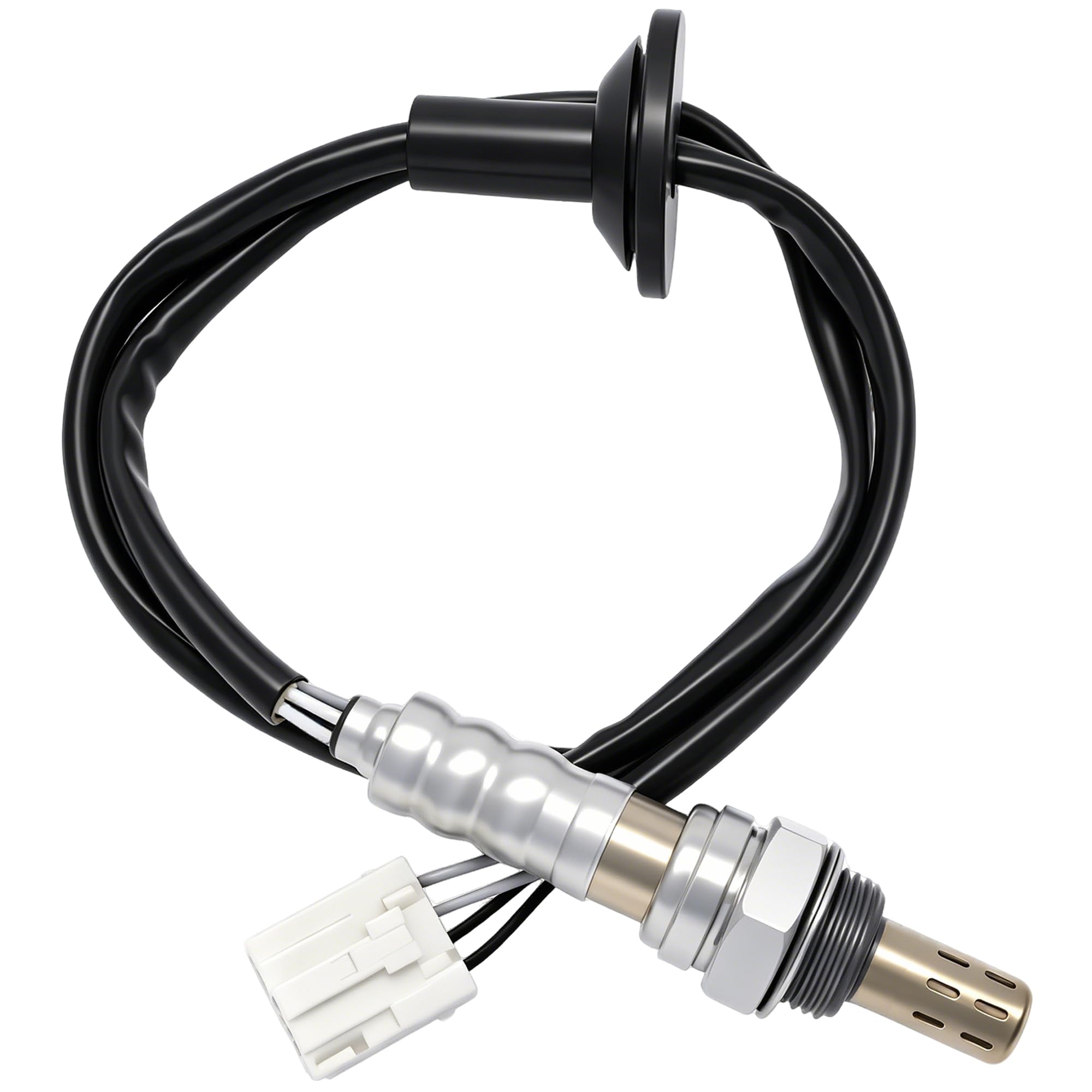 HiSport 4-Wire Downstream Oxygen Sensor - Heated O2 Sensor 675mm Length Compatible with Toyota RAV4 2004 2005 2.4L L4 2AZ-FE, Replaces 250-24838-image-10