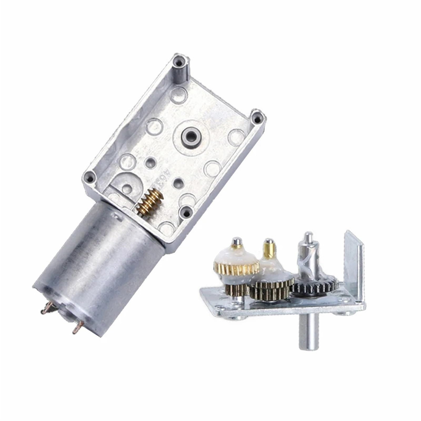 Fém Hajtóműves 12V DC Egyenáramú Motor JGA25-370, Nagy Nyoma - Foto 8