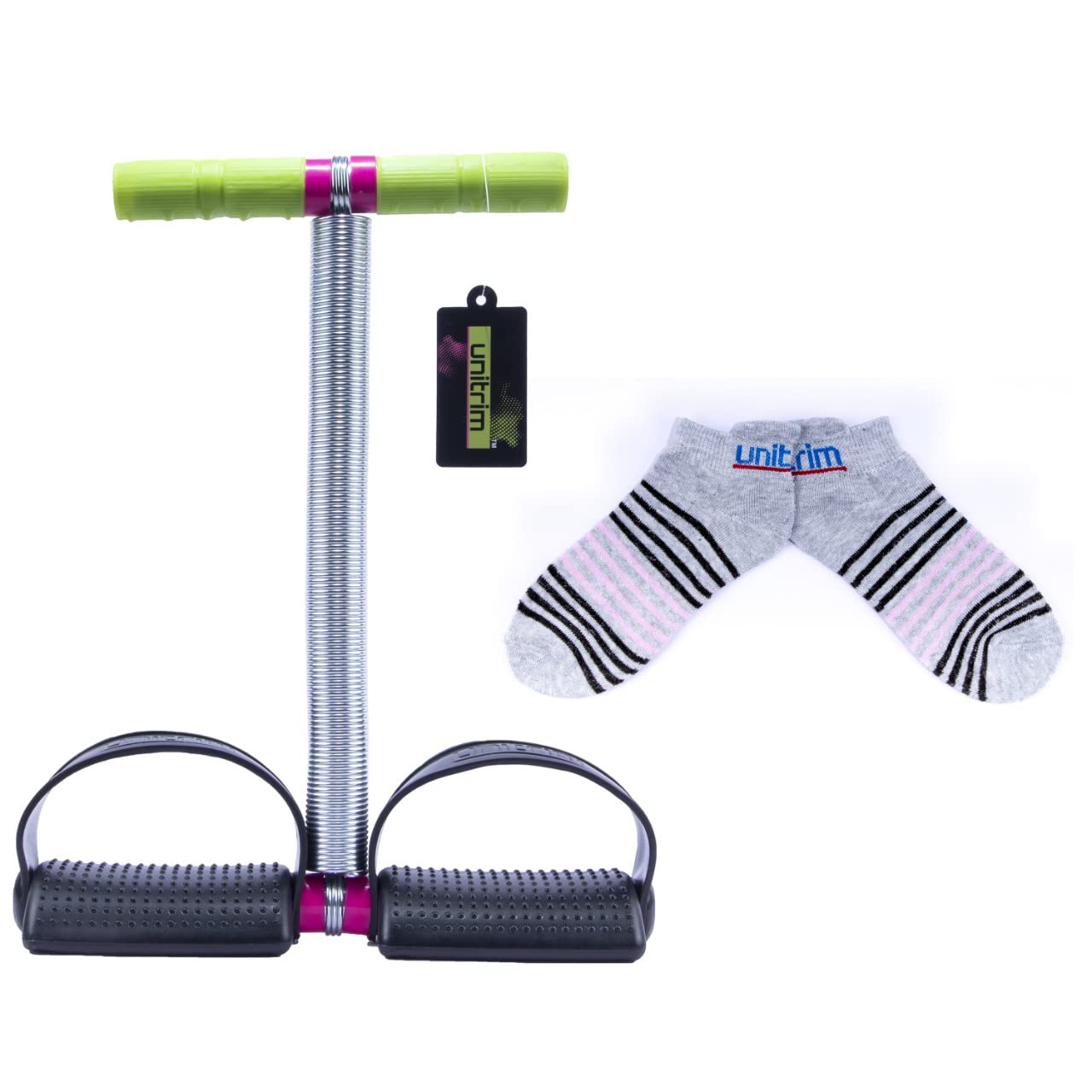 unitrim Tummy Trimmer For Female Best Ab Exerciser – No. 1 Rated Fitness Equipment for Home – Lifetime Service Warranty With Socks Free (B0989NWR75) Amazon Price History, Amazon Price Tracker