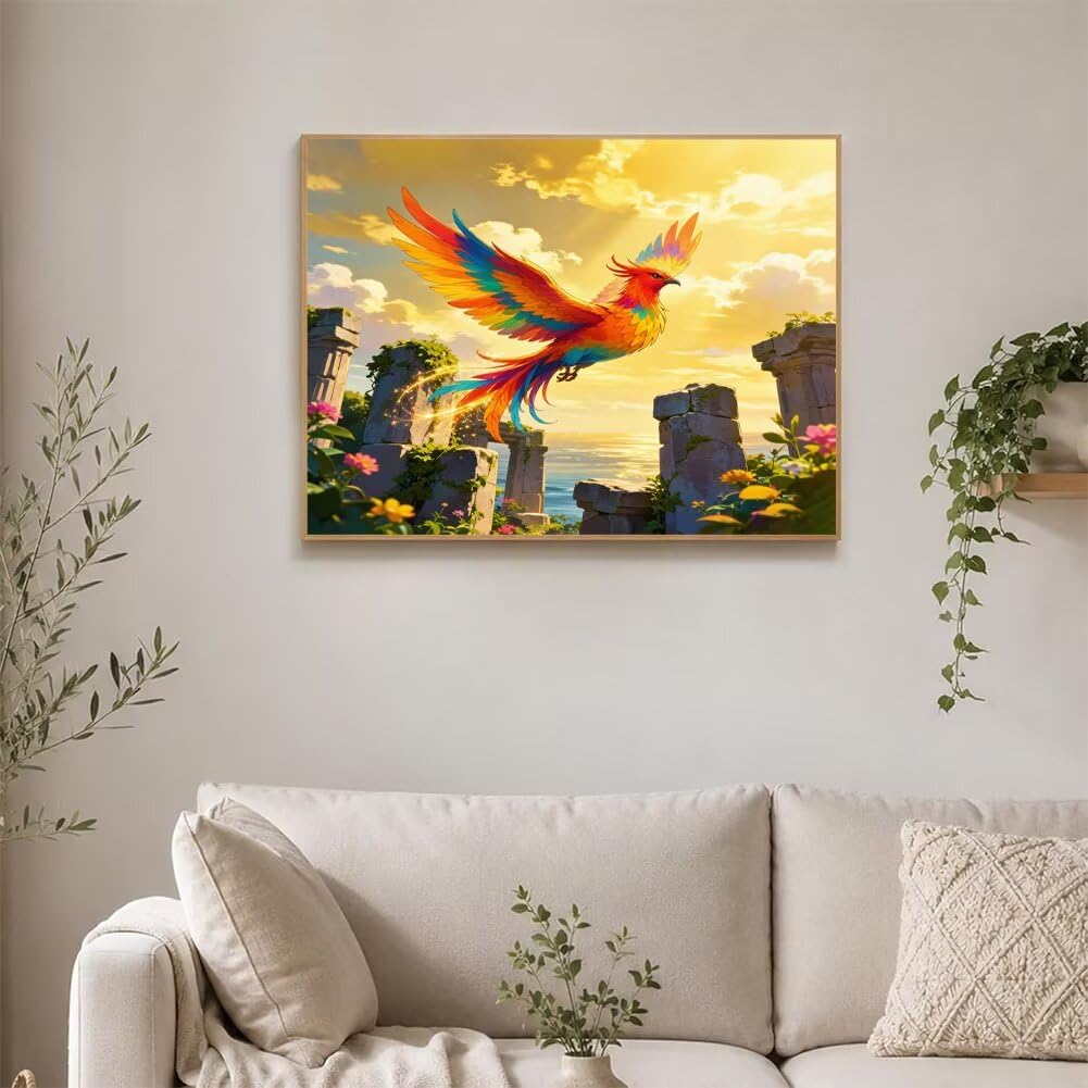 Diamond Art PáJaro Diamond Painting 90x60cm 3-J1463