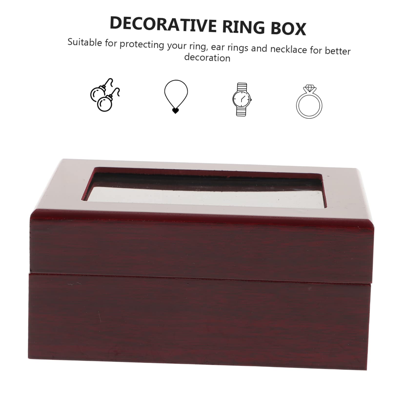 Kreatywne etui na pierścionek Multi pudełko na biżuterię na pierścionki i kolczyki Retro Design bezpieczny organizer do przechowywania biżuterii na zaręczyny i wesela