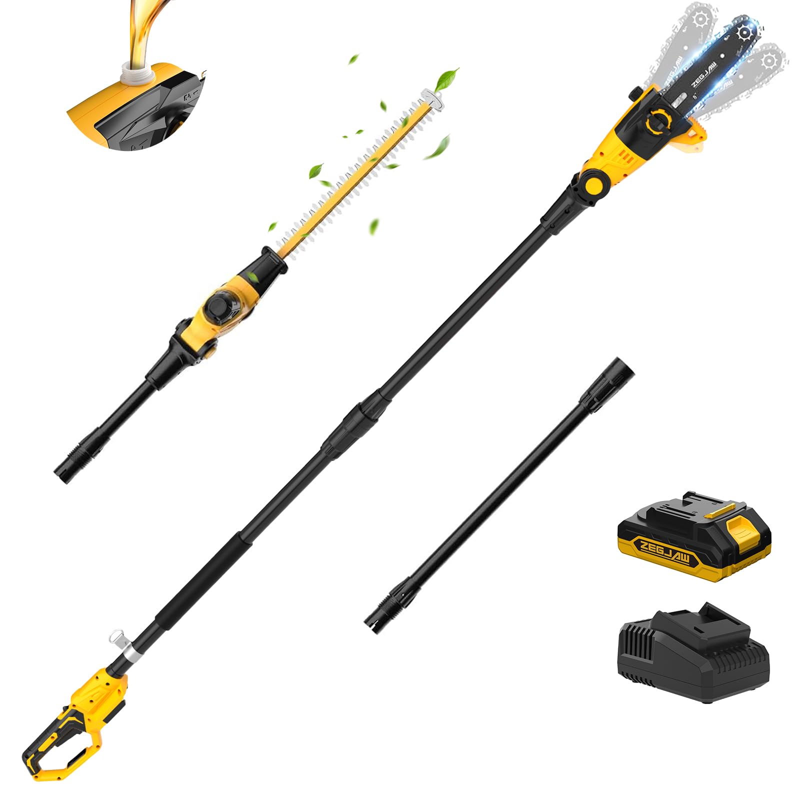 ZEGJAW Pole Saw Combo