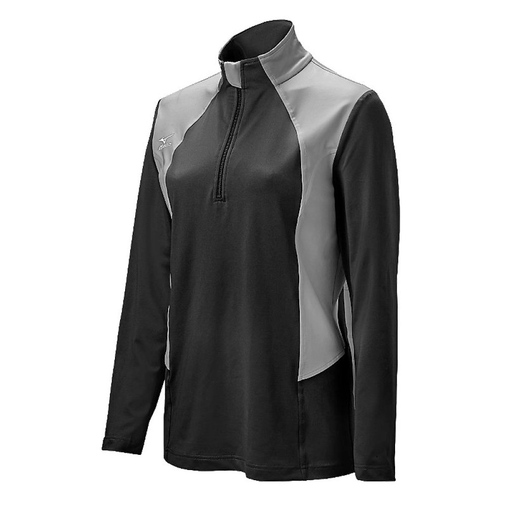 Chaqueta Mizuno para mujer con cremallera al pecho que evita el frío al entrenar 2