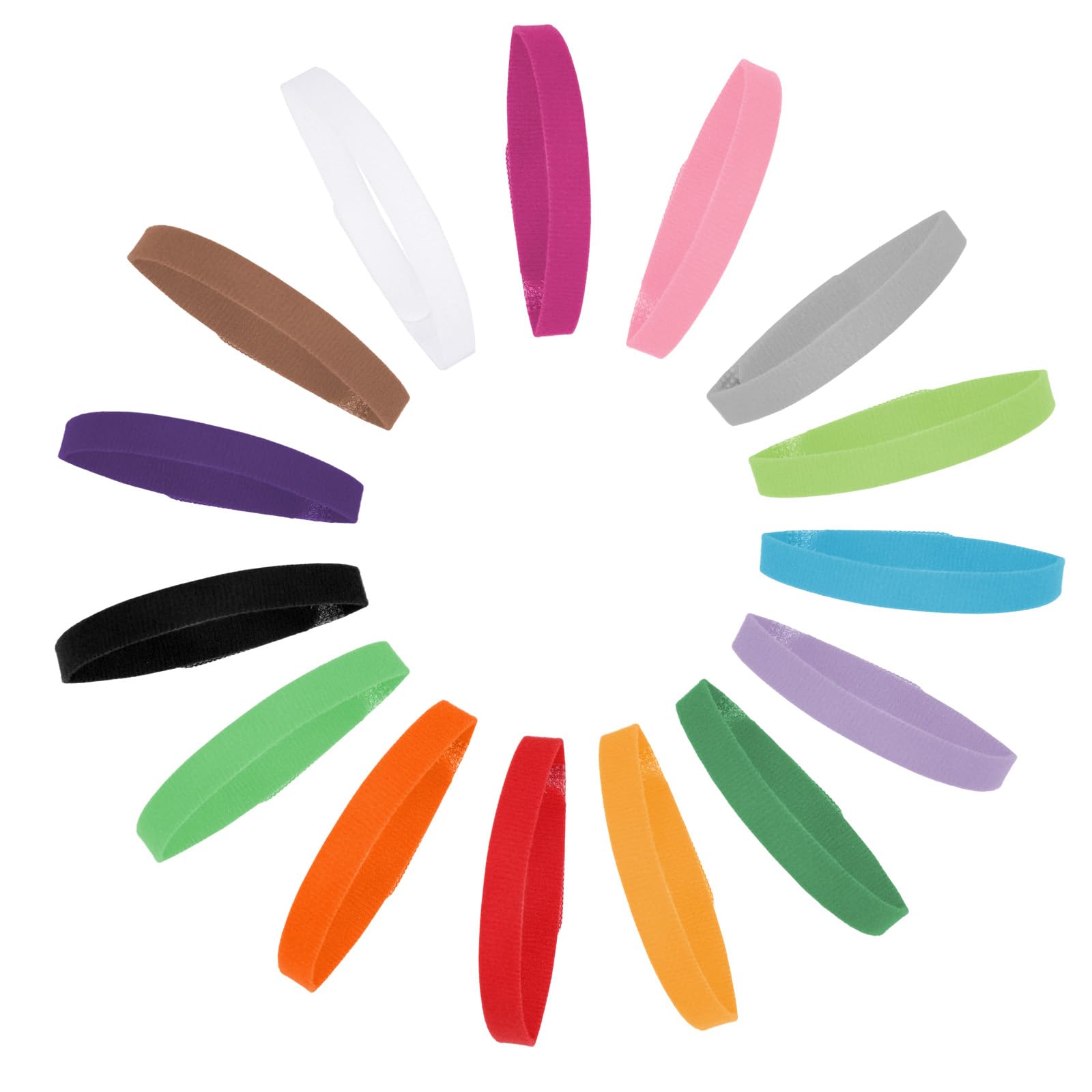 Luter 15 Colors 20x1cm Puppy Collars, Soft Adjustable Whelping Collars for Puppy ID Collars for Newborn Dog Kittens for Pet