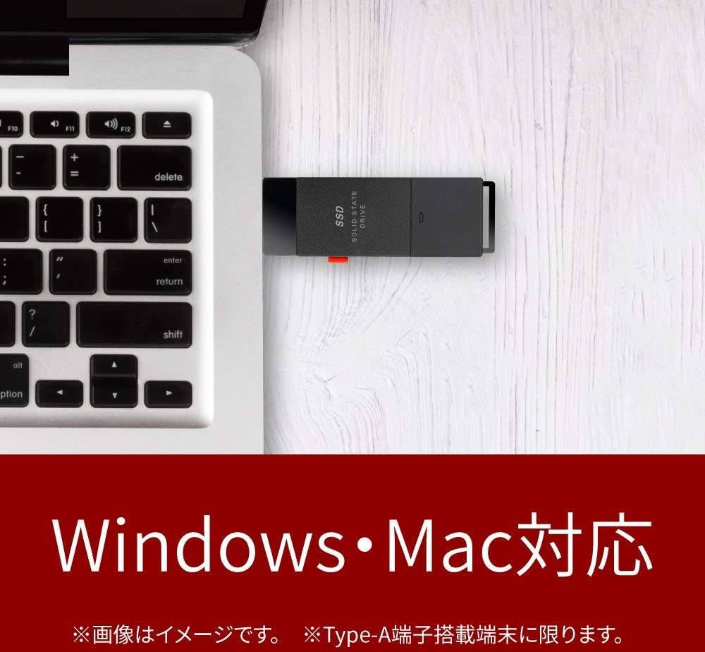 Amazon | SSD 外付け 1.0TB 超小型 コンパクト ポータブル PS5/PS4対応