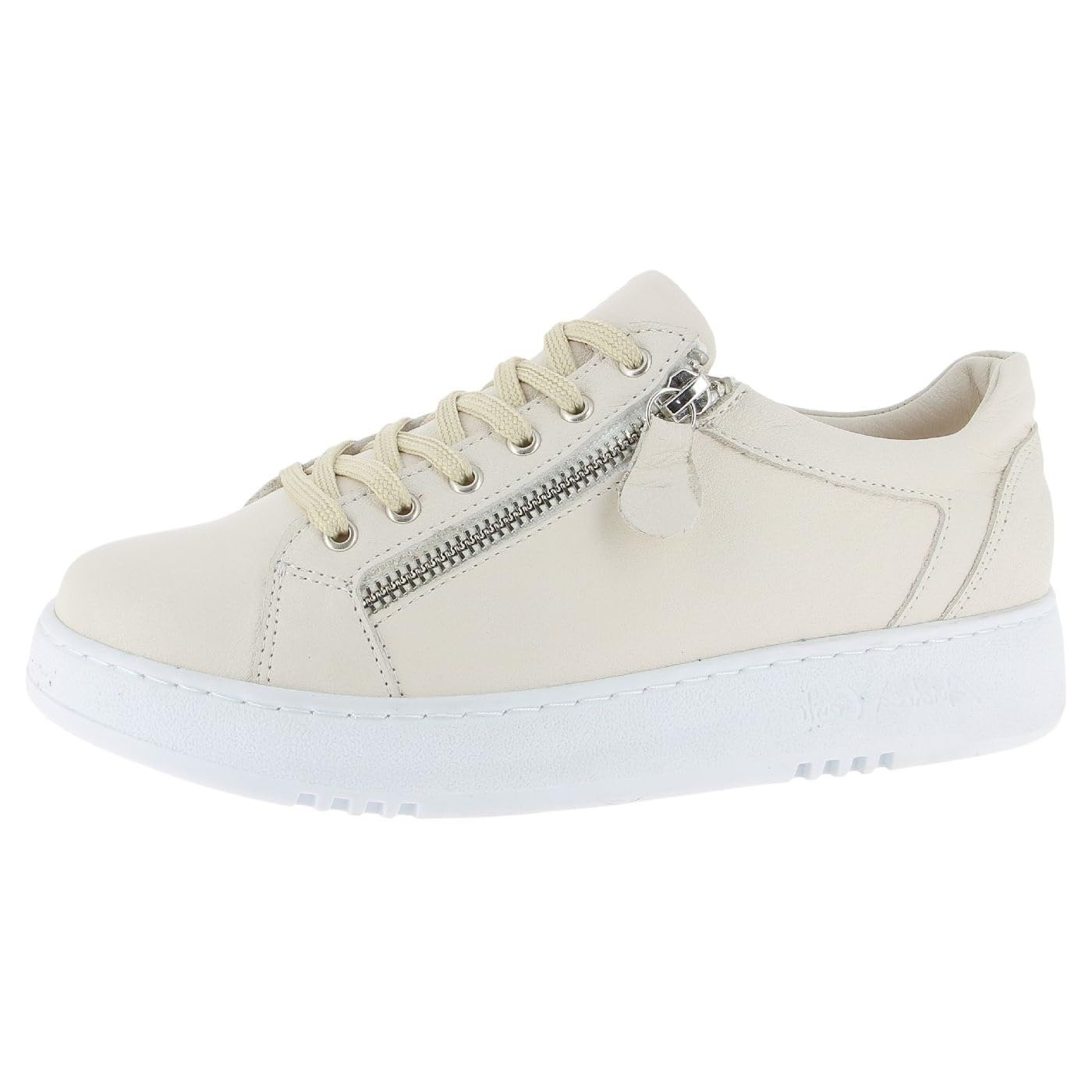 Andrea Conti Women's Damen Low Top Sneaker, Cream, 3.5 UK
