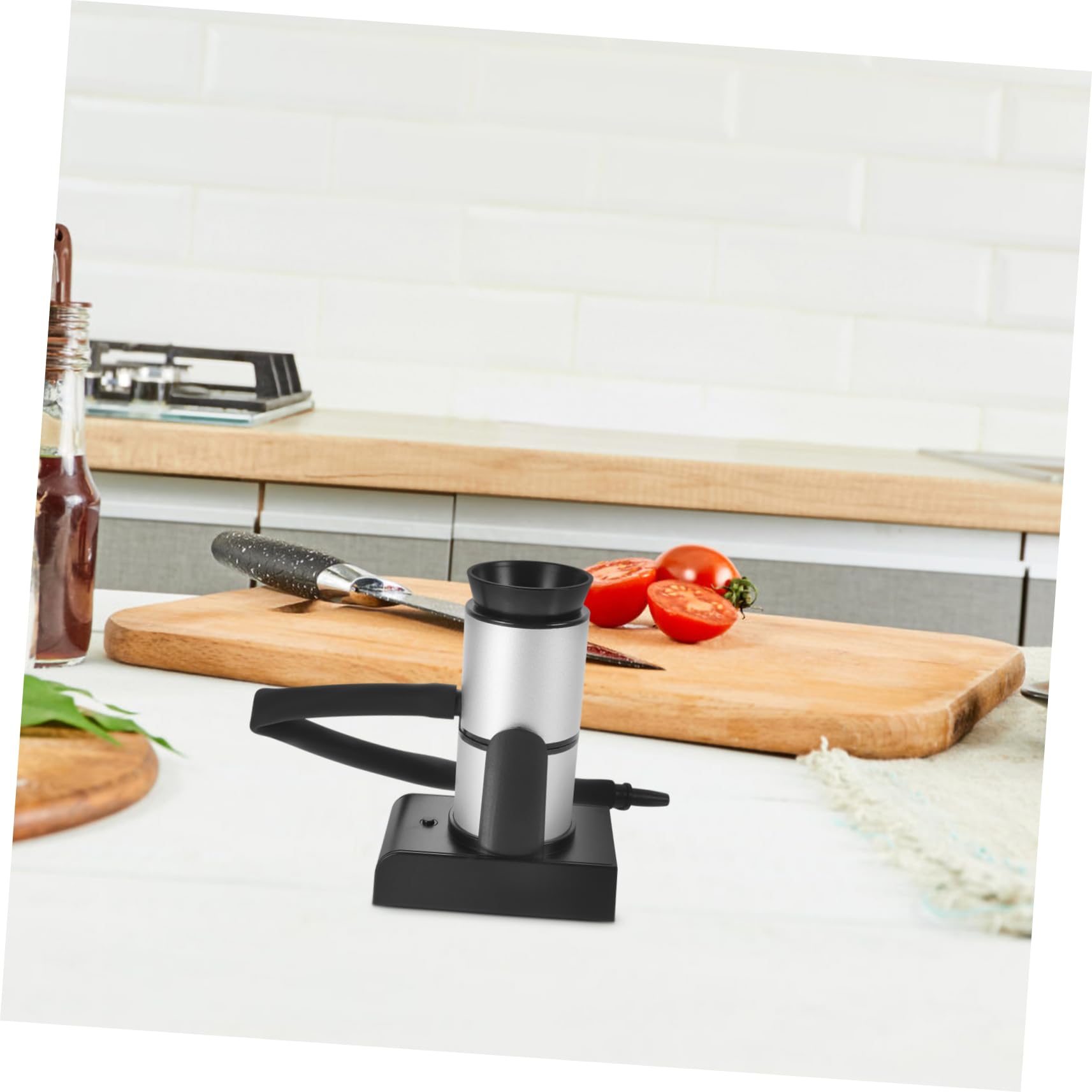 BESPORTBLE 1set Infusore Di Portatile Per Bbq Affumicatore Da Cucina Con Segatura Per Steak e Alimenti Design Compatto e Leggero Facile Da Usare e Conservare Per Eventi e All Aperto