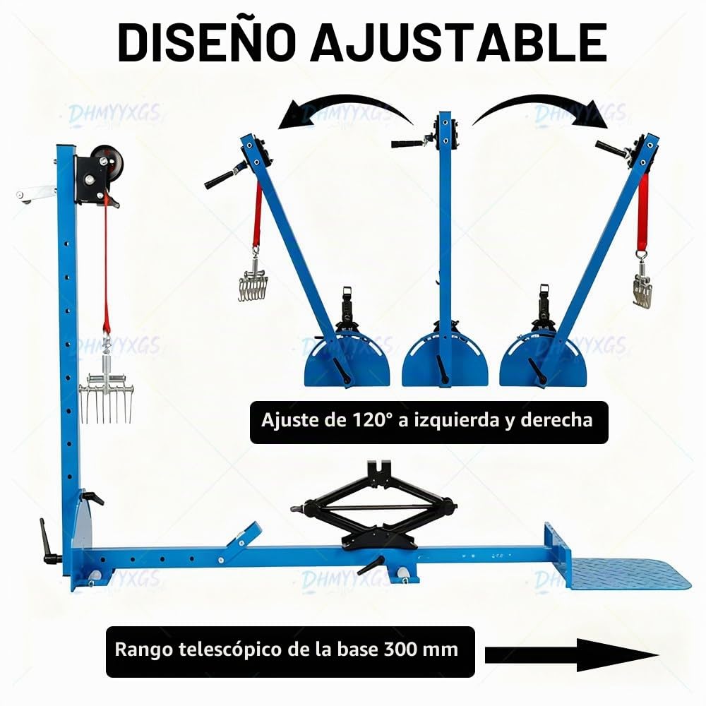 Herramienta 3 En 1 para Eliminar Abolladuras Autos,Herramientas Reparación Abolladuras Carrocería,Herramientas,para Reparar Golpes Autos,Umbrales Puerta,Paneles Laterales Y Chapa Metálica