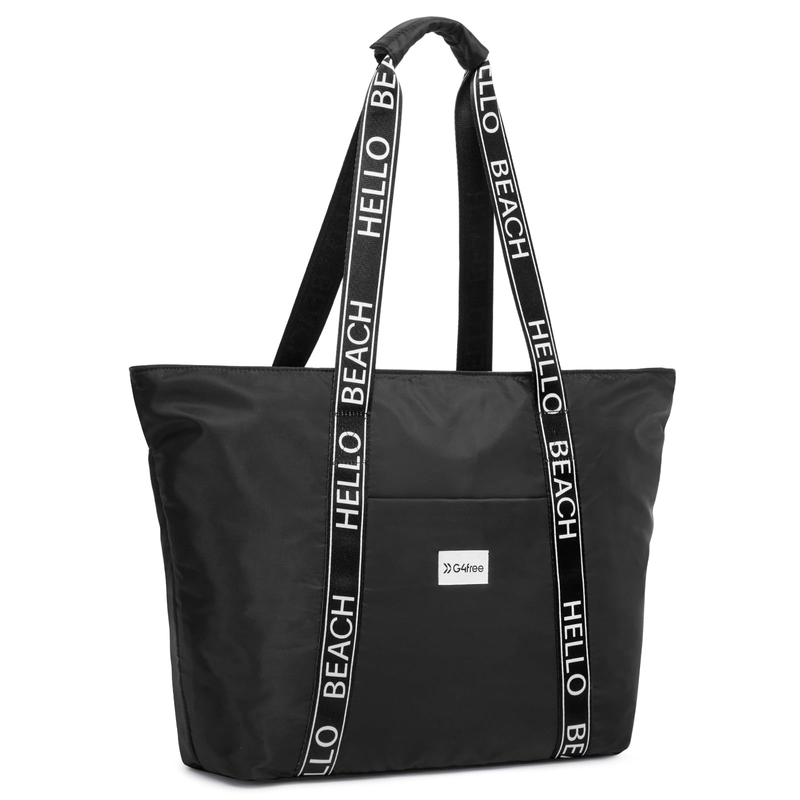 G4Free Beach Bag, Waterproof Beach Bags for Women, Personalized Strap Tote Bag for Women Birthday Gifts