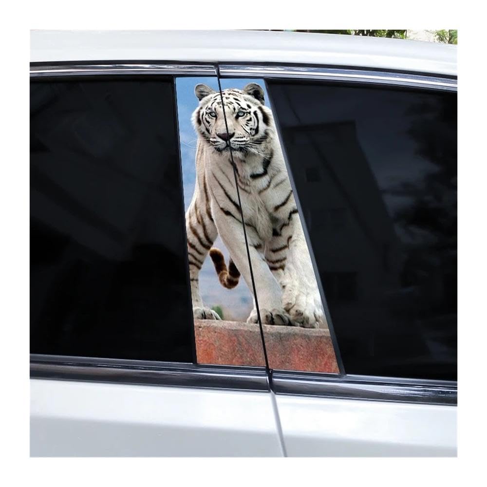Bertdcx K Tiger Car Sticker Door Pillar Decal Personalized Design Decal Vinyl Auto Parts(K)