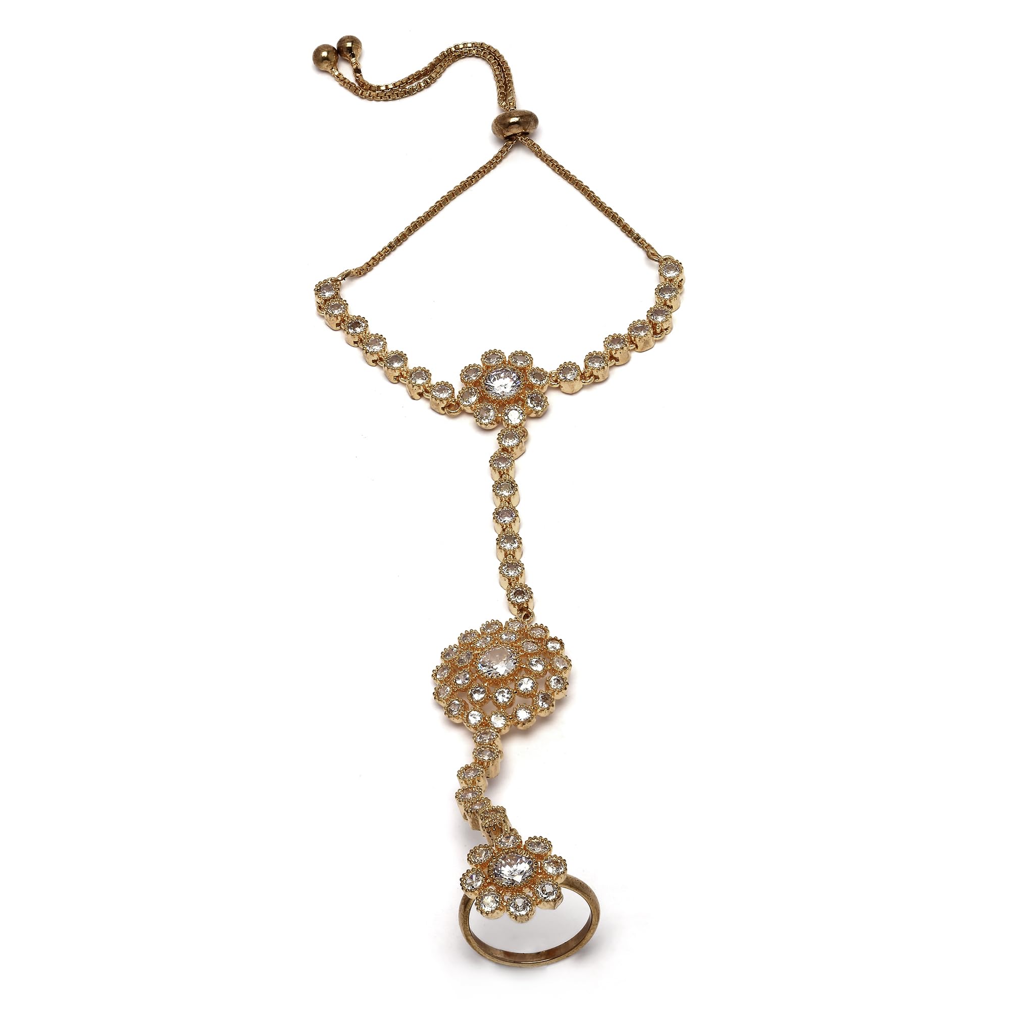 See full amazon price history chart for ZENEME Bracelet Rhodium Plated Crystal Studded Flower Graceful Hand Chain With Connected Ring Bracelet For Women and Girls ZENEME Bracelet Rhodium Plated Crystal Studded Flower Graceful Hand Chain With Connected Ring Bracelet For Women and Girls (B0CGN5D5DM) Amazon Price History, Amazon Price Tracker