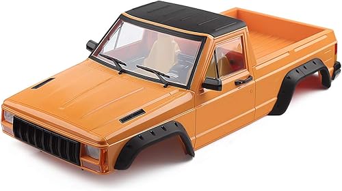 Miniatura 1 de INJORA Kit de carcasa para camioneta Cherokee sin pintar de 12.323 in de distancia entre ejes para 110 RC Crawler Axial SCX10 y SCX10 II 90046 90047