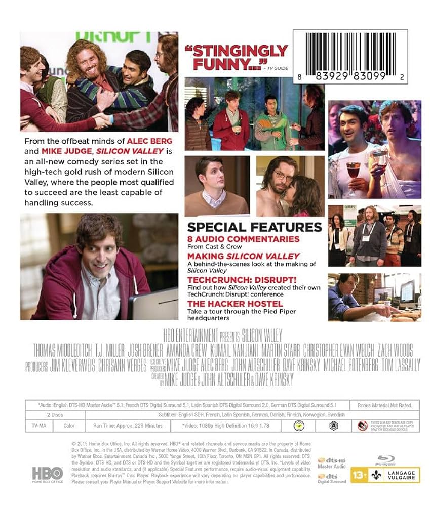 シリコンバレー 　Silicone Valley　DVD 全6シーズン　海外版 シリコンバレー Silicone Valley DVD 全6シーズン 海外版