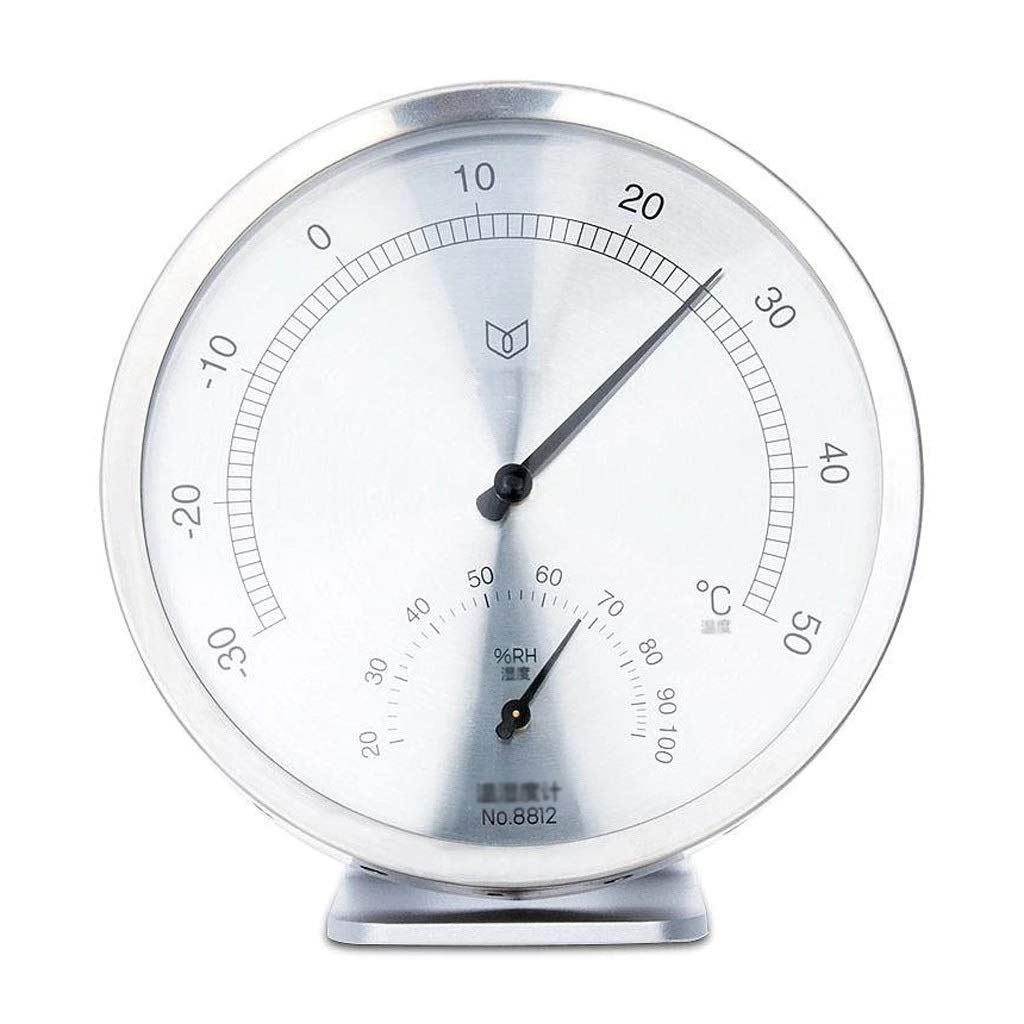 PNAWLLCF-65 mechaniczny termohigrometr ze stali nierdzewnej mechaniczny element indukcyjny nie wymaga baterii miernik temperatury i wilgotności
