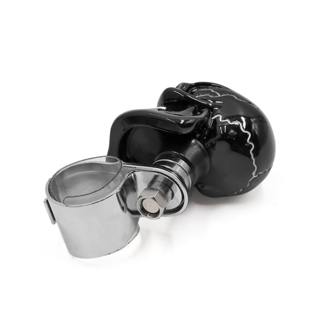 uxcell Skull Design Car Steering Wheel Knob Auxiliary Booster Power Save Ball