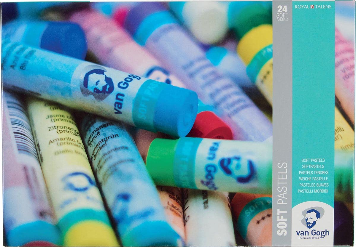 Van Gogh Soft pastel general selection set, assorted colours, 24 count (Pack of 1)