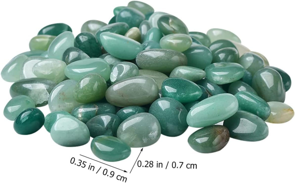 YARNOW 1set Natural Dongling Jade Aquarium Gravels Stones for Fish Tank Decor for Terrarium Garden Pathways and Water Features