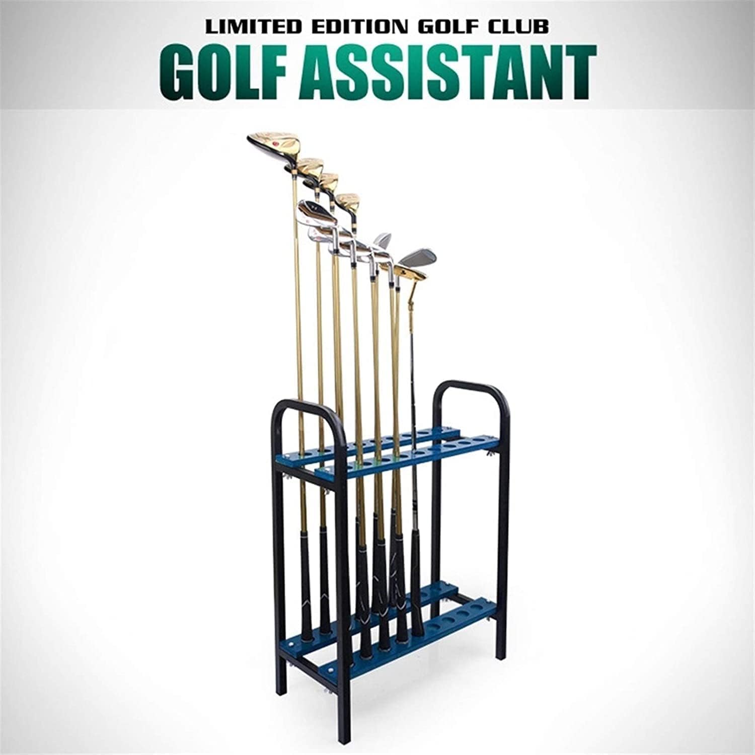 Golf Club Organizer, 18 Putter Racks, Golf Putter Rack New Golf Club Display Rack, Durable Wooden Golf Club Rack Storage Rack