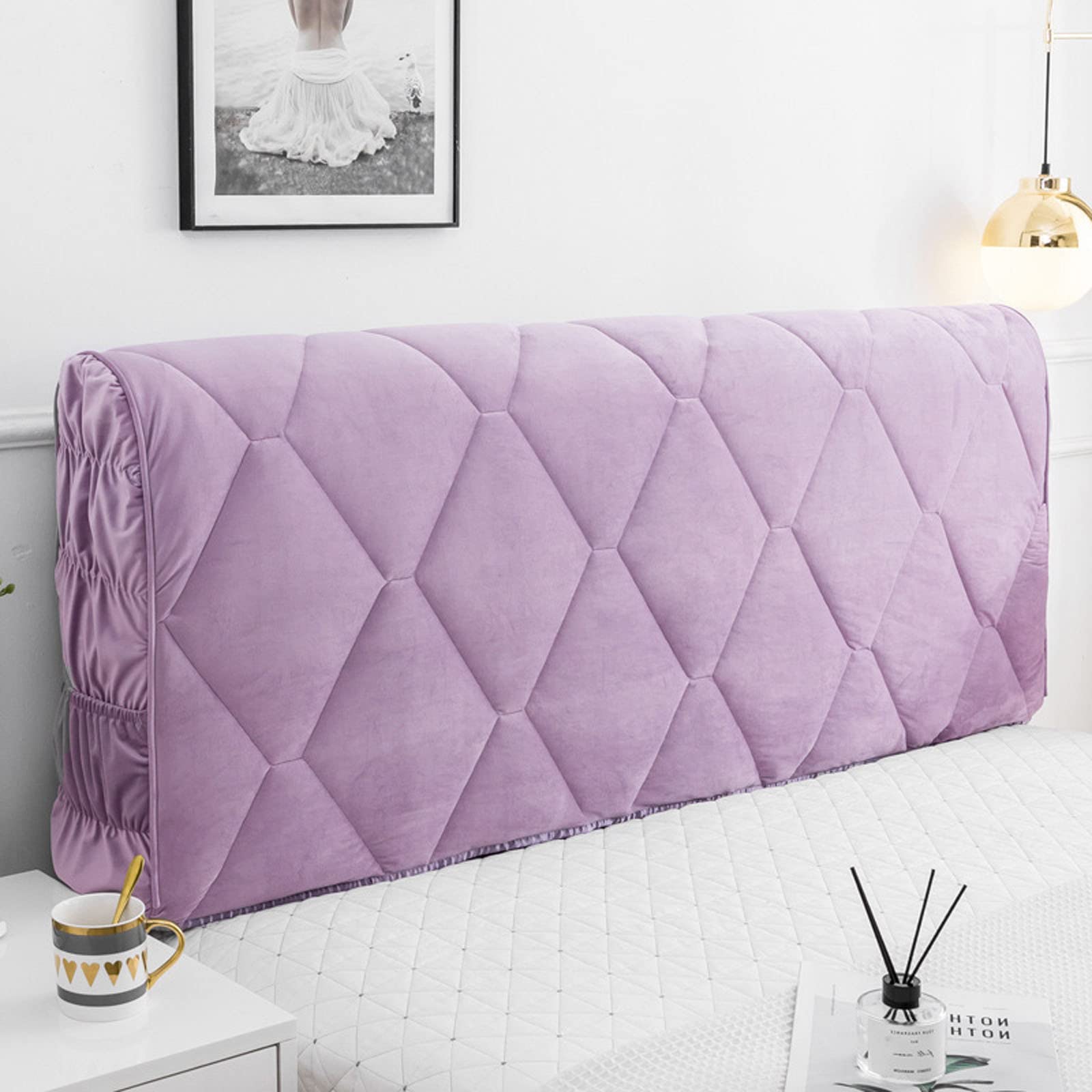 Almohada de cuña para cabecero de cama doble, cojín suave para el respaldo con funda extraíble lavable, perfecta para lectura y relajación en cama doble, almohadillas protectoras de respaldo de 150 cm