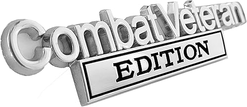 Miniatura 3 de OnlyYou.X Combat Veteran Edition Emblema Combat Veteran Edition Badge Combat Veteran Edition Adhesivo Compatible con Pastilla Universal y Coche