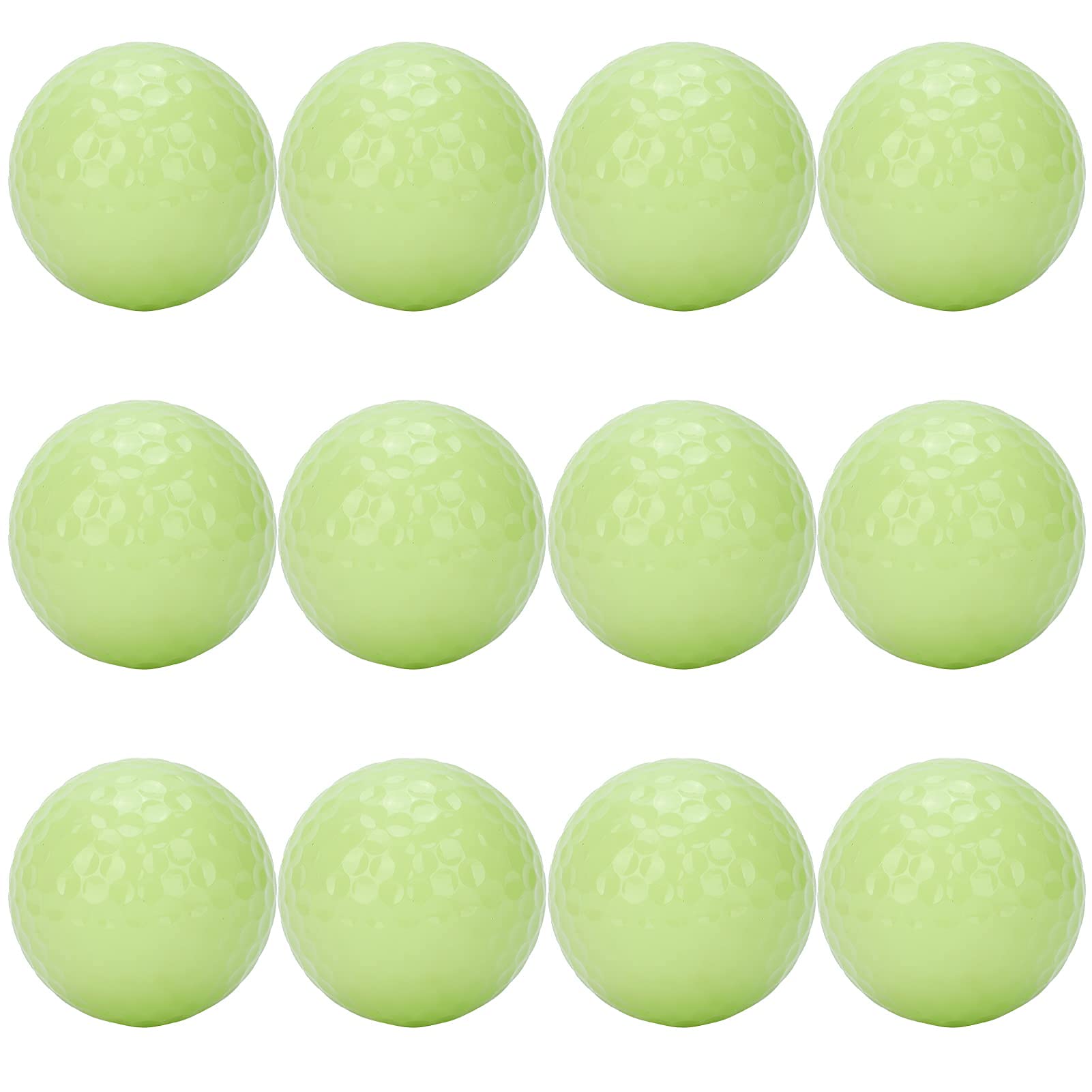 Alomejor 12 Piezas de Bolas de Golf nocturnas, Bolas de Golf Brillantes, Bolas de Entrenamiento de Golf, Bolas flotantes Luminosas de Golf