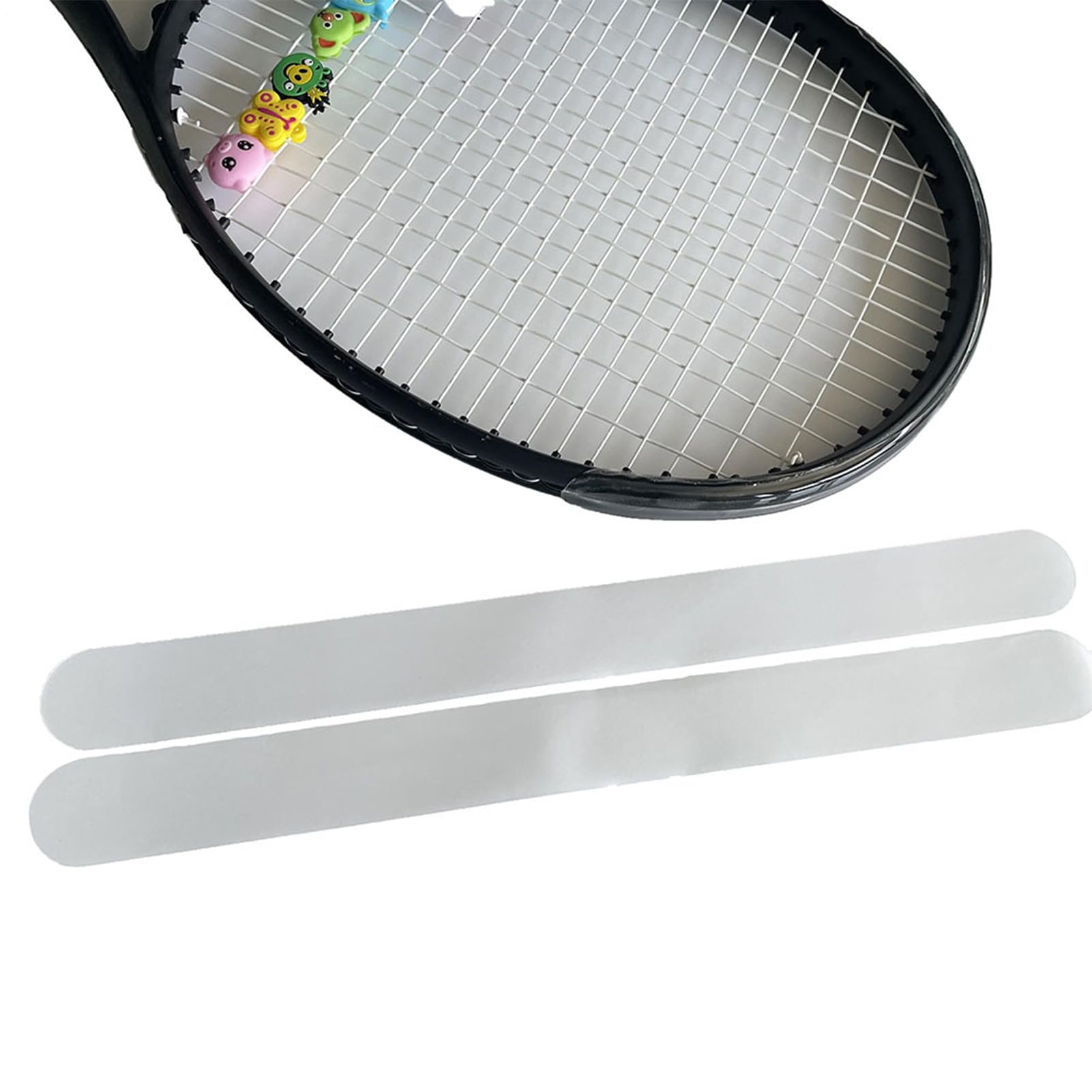 Protector de Raqueta de Tenis TPU Transparente Antirrayas Resistente al Desgaste
