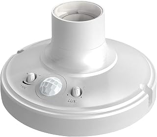 Base portalámparas E27 con Detector de Movimiento IR