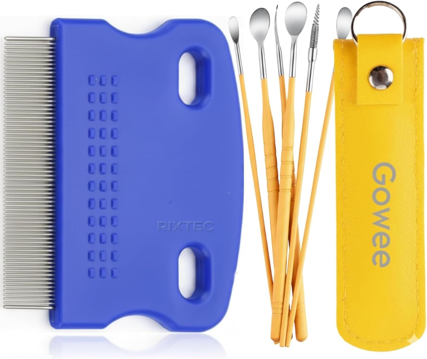 Head lice comb for women hair | Professional Lice and nits removal comb | Anti lice treatment Head Lice remover comb | Stainless Steel comb for lice & Nit comb for lice eggs removal (Pack of 1)