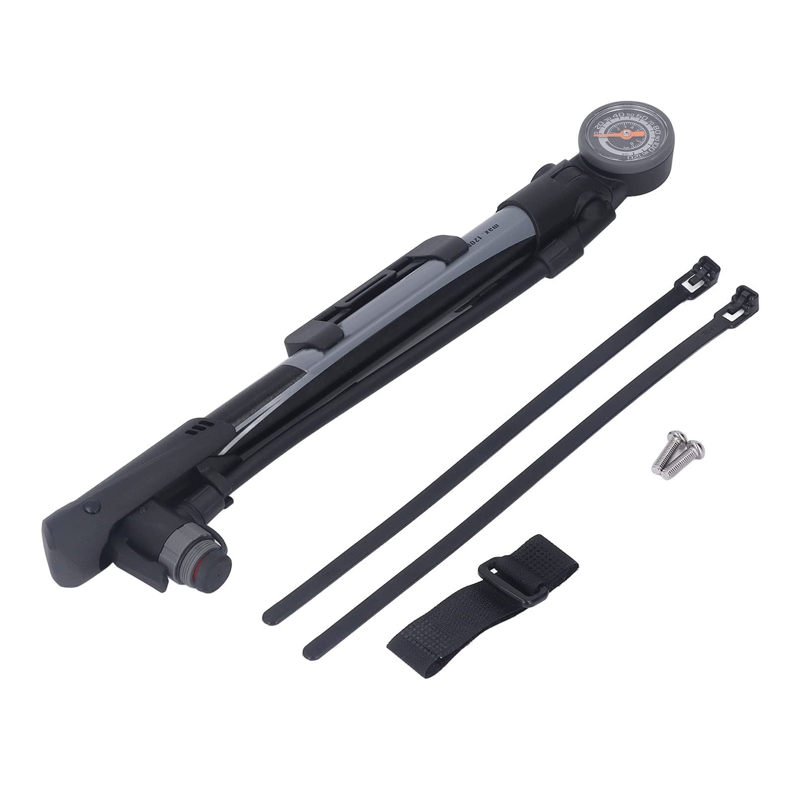 Zawory Pompki Do Opon Rowerowych Stop Aluminium Wysoka Przenośność Prawdziwa Mini Pompka Rowerowa Ze Stopu Aluminium Pompka Do Opon Rowerowych Trwała Pompka Do Opon Do Szosowych Rowerów Górskich