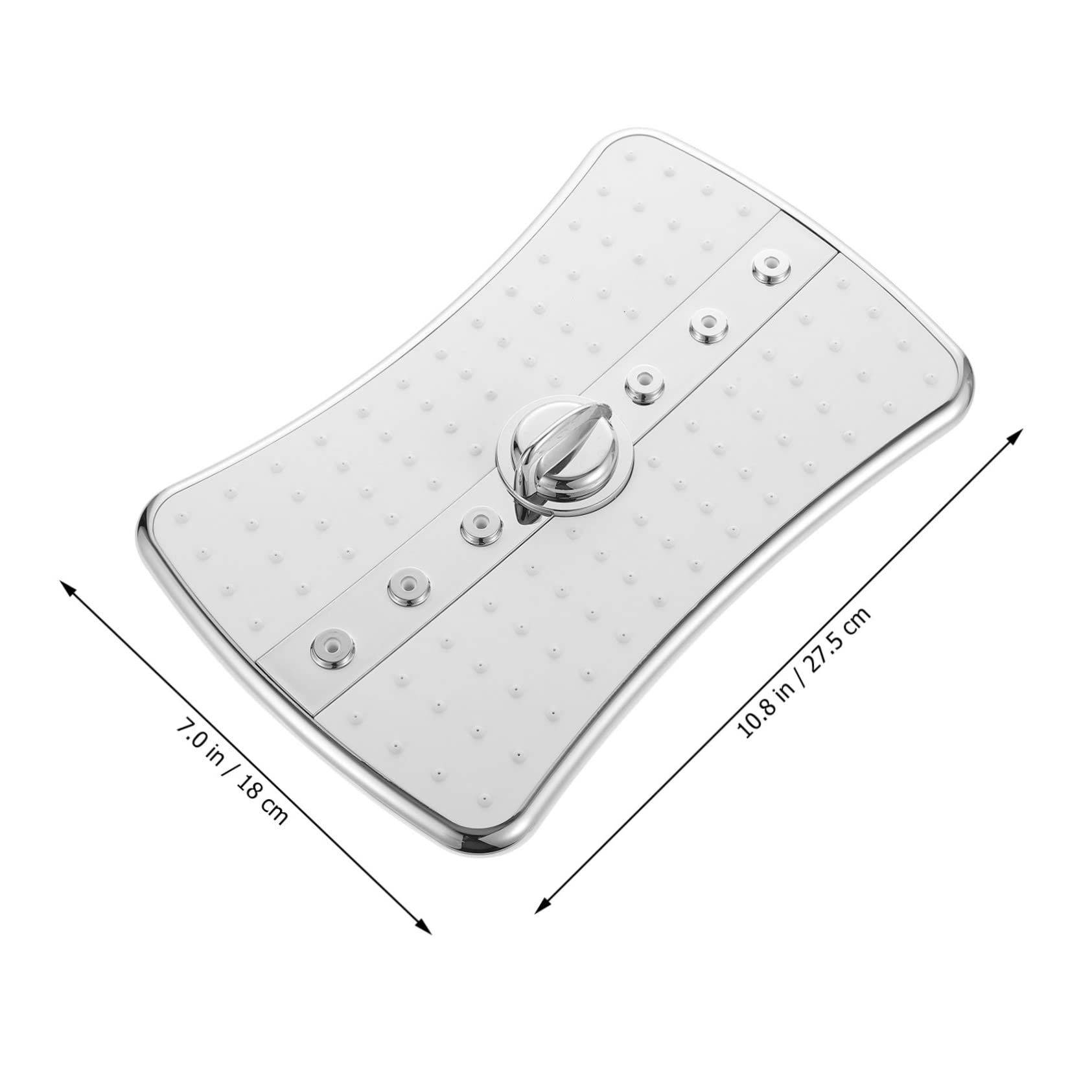 Cabezal de Ducha de Baño Multifuncional 1 Juego Abs Plata