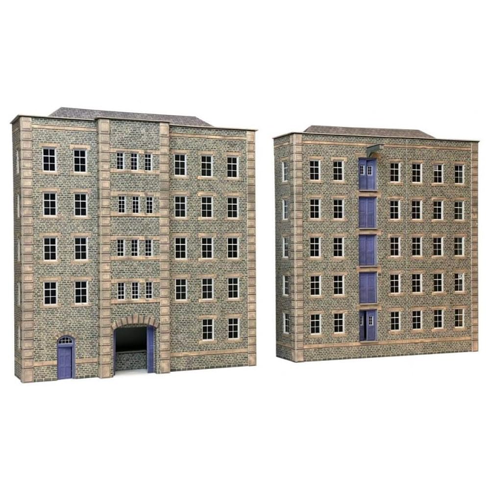 Metcalfe PO290 Grimy Old Mill Card Kit OO/HO Gauge