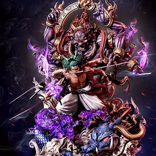 KYHK 48 cm One Piece Figure Roronoa Zoro Nove Coltelli Flusso Pop MAX Asura Zoro Action Figures...