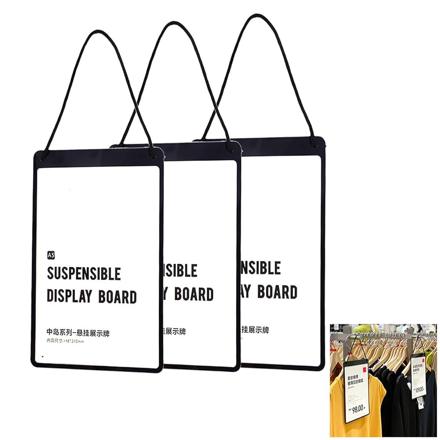 Amazon | 広告スタンド ビルボード 吊り下げ POP広告スタンド 3