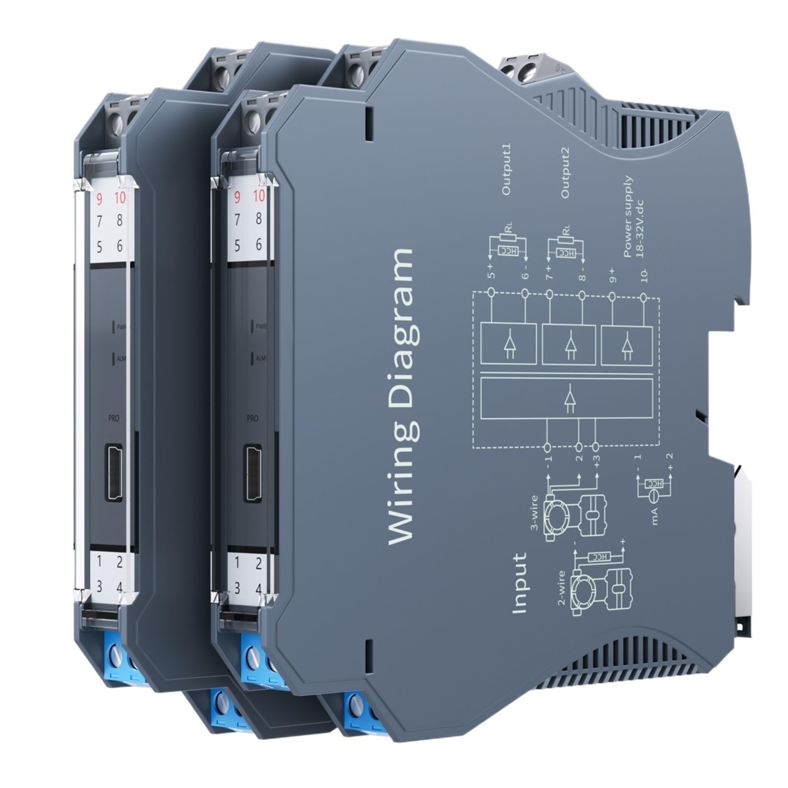 Isolateur analogique 4-20mA éliminant les interférences électriques DC24V