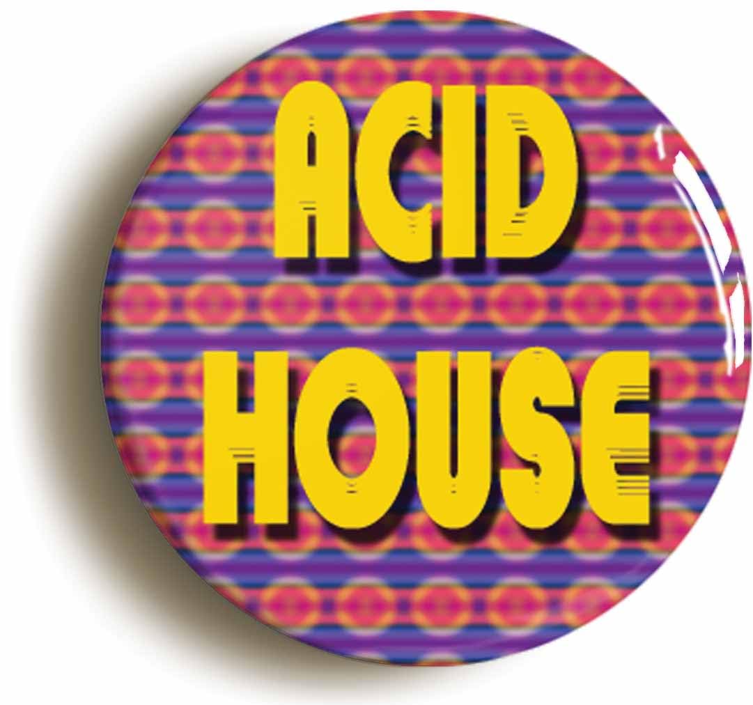Ozorath Acid House Fridge Magnet (Circular 2Inch / 50Mm Diameter)