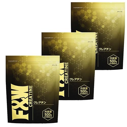 F&W NA` mnCh[g 500g×3 300H pE_[ Y creatine monohydrate