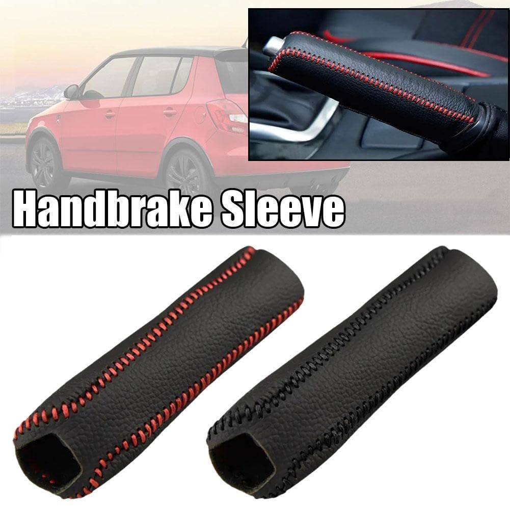Couvercle de frein à main pour engrenage automobile - Accessoires intérieurs de voiture - Tête de frein à main manuel - Décoration automobile
