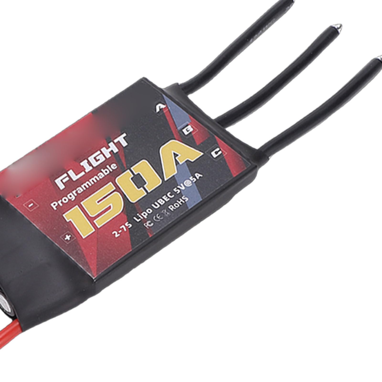 Bezszczotkowy ESC 150A, Elektroniczny Regulator Prędkości Wysokiego Prądu 6-12S, Kontrola Prędkości Quadkoptera Wyścigowego z Wysokim Prądem, Idealny do Wyścigów FPV