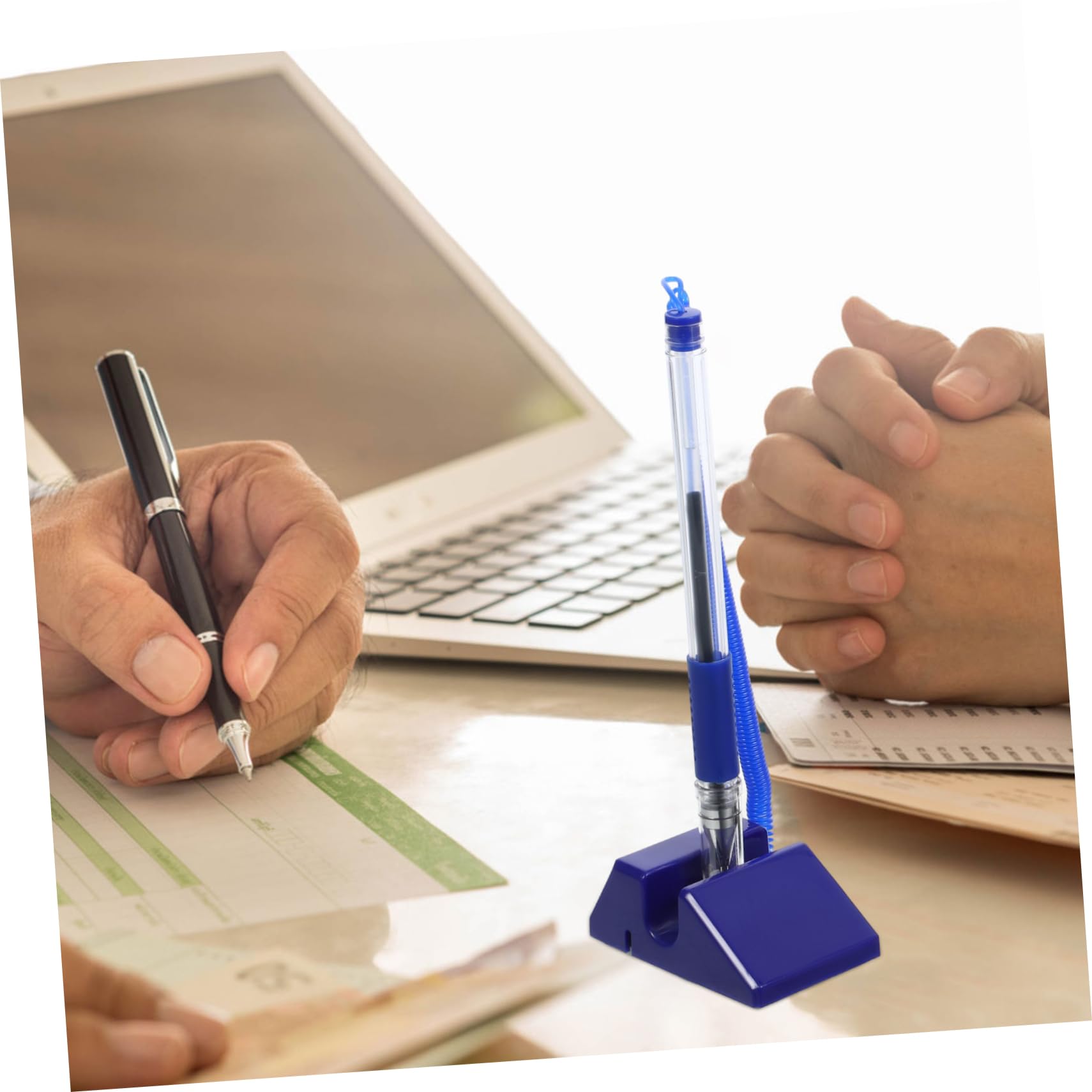 DOITOOL 5 Set Penne Scrivania Per Reception Penne Gel Per Uffici E Banche Scrittura 3 Pezzi * 5