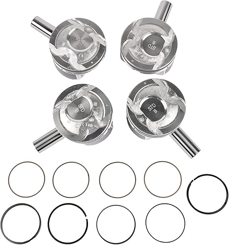 Miniatura 6 de GELUOXI Juego de 4 pistones y anillos de motor de repuesto para Hyundai Accent Kia Rio 1.6L DOHC 2012-2017 23041-2B600