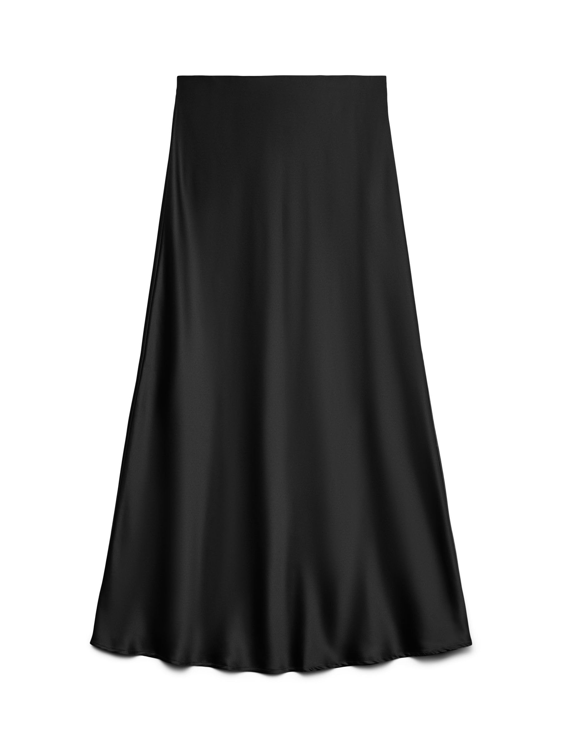 VERO MODA Skirt VMMERLE Mid Waist Midi Skirt L, Black, L